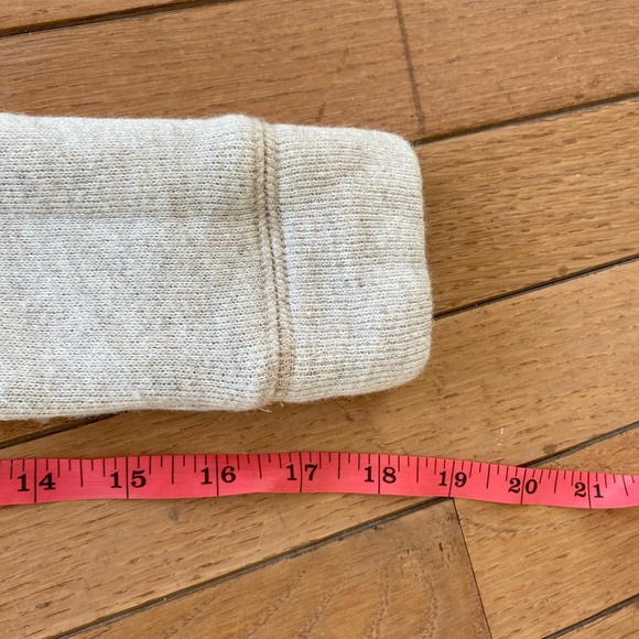 J. Crew cream color Mercantile Funnel neck Sweatshirt , Cowl Neck Sweater - Picture 14 of 16